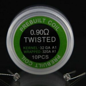 PREBUILT TWISTED 0.90Ω PACK COM 10 - COIL'S PREBUILT COIL