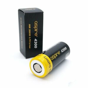 BATERIA ASPIRE INR 26650 HIGH DRAIN LI-ION 40A 4300MAH - UNITÁRIO