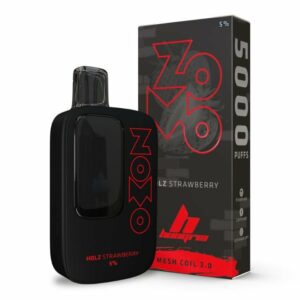 POD DESCARTÁVEL ZOMO HUNGRIA 5000 PUFFS - HOLZ STRAWBERRY - ZOMO