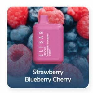 POD DESCARTÁVEL LB5000 5000 PUFFS - STRAWBERRY BLUEBERRY CHERRY - ELF BAR