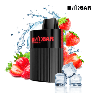 Pod descartavel nikbar 6000 puffs strawberry icce