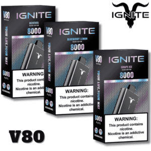 ignite v80 5% 8000 puffs