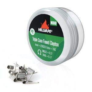 PREBUILT TRIPLE CORE FUSED CLAPTON NI80 - HELLVAPE