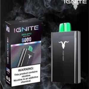 POD DESCARTÁVEL 5% V80 BLACK EDITION 8000 PUFFS - IGNITE