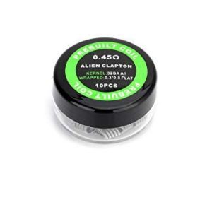 PREBUILT ALIEN CLAPTON 0.45Ω PACK COM 10 - COIL'S PREBUILT COIL