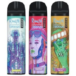 POD DESCARTÁVEL 5% RANDM TORNADO 8000 PUFFS - RANDM