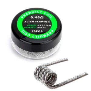 PREBUILT ALIEN 0.45Ω PACK COM 10 - COIL'S PREBUILT COIL