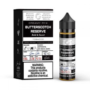 LÍQUIDO BUTTERSCOTCH RESERVE - CREAMY RY4 - TOBACCO - GLAS