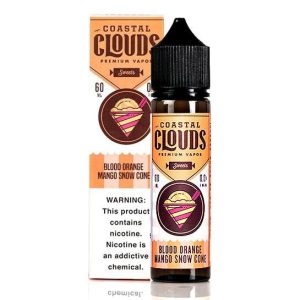 LÍQUIDO BLOOD ORANGE MANGO SNOW CONE - COASTAL CLOUDS