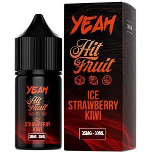 LÍQUIDO NICSALT ICE STRAWBERRY KIWI - HIT FRUIT – YEAH