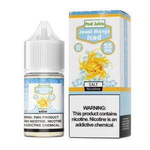 LÍQUIDO JEWEL MANGO ICED - NICSALT - POD JUICE