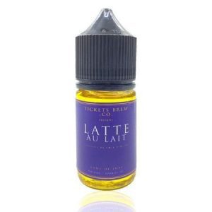 LÍQUIDO LATTE AU LAIT - SALT NICOTINE - TICKETS BREW CO