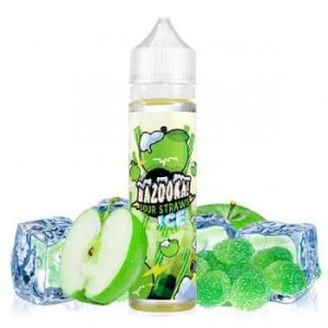 LÍQUIDO BAZOOKA! SOUR STRAWS - GREEN APPLE ICE