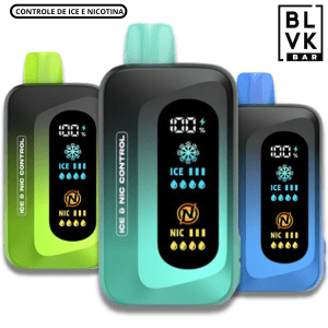POD DESCARTÁVEL ICE NIC CONTROL 45.000 PUFFS - BLVK
