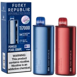 POD DESCARTÁVEL 5% Ti7000 7K PUFFS - FUNKY REPUBLIC BY ELFBAR