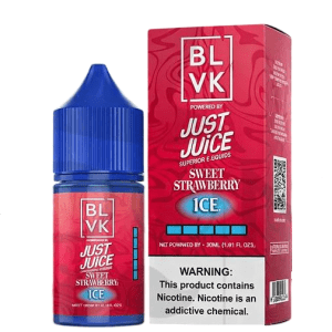 LÍQUIDO SWEET STRAWBERRY ICE - NICSALT - BLVK/JUST JUICE