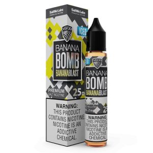 LÍQUIDO BANANA BOMB BLAST ICED - SALTNIC / SALT NICOTINE - VGOD