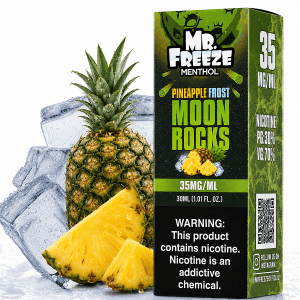 LÍQUIDO NICSALT PINEAPPLE FROST MOON ROCKS – MR FREEZE