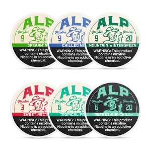 POUCHES DE NICOTINA ALP 3MG/6MG/9MG/12MG - ALP