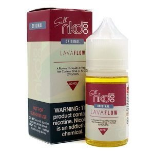 Conheça o LÍQUIDO NICSALT USA LAVA Flow da Naked 100: sabor frutado, nic salt 20mg e vapor suave para seu pod. Compre online!