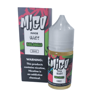 LÍQUIDO NICSALT GELANCIA ICE MIGO combina melancia refrescante, frescor intenso, vapor equilibrado para pods. Garanta o seu online agora.