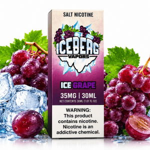 LÍQUIDO SALT ICE GRAPE - ICEBERG VAPORS
