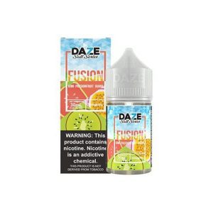 Experimente o LÍQUIDO KIWI PASSION FRUIT da 7 Daze: frutas tropicais, equilíbrio e sabor marcante em cada tragada no seu pod.