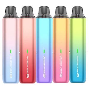 Conheça o POD SYSTEM VIBE SE da Vaporesso: 24W, bateria de 1100mAh, formato moderno e uso prático para vaporização confortável.