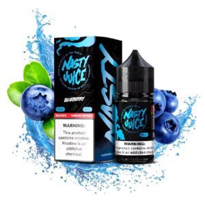 Conheça o LÍQUIDO BLUEBERRY NICSALT NASTY, com sabor marcante de mirtilo e toque suave. Escolha seu juice para pod e compre online.
