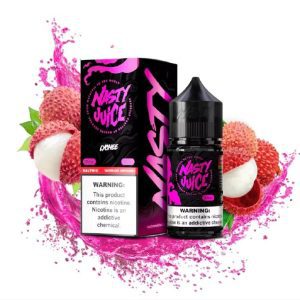 Conheça o LÍQUIDO LYCHEE NICSALT NASTY, com sabor frutado, vapor suave e praticidade para seu pod. Garanta compra online segura.