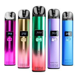 KIT POD SYSTEM URSA com 25W, bateria de 900mAh e design compacto. Compre online e tenha praticidade, autonomia e sabor em cada uso.