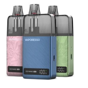Conheça o POD SYSTEM ECO NANO Plus 1400mAh Vaporesso: potência, autonomia, praticidade para uma experiência moderna, intensa, confortável.