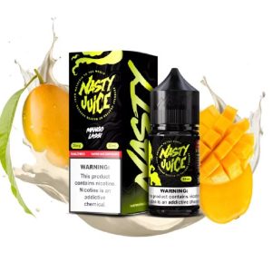 LÍQUIDO MANGO LASSI NICSALT: sabor cremoso de manga com toque suave, entrega prática e experiência premium para seu pod.