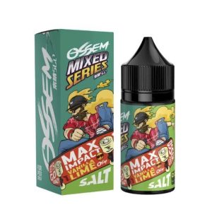Conheça o LÍQUIDO MAX IMPACT VANILLA Lime Nicsalt Ossem: perfil cremoso, frescor cítrico, uso prático, escolha marcante para seu pod.