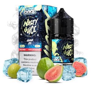 LÍQUIDO GUAVA ICE NICSALT revela goiaba tropical, frescor intenso e qualidade Nasty Super Cool. Garanta o seu online com segurança.