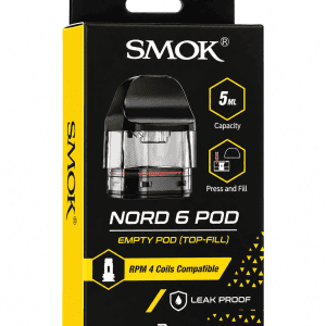Encontre o POD REPOSIÇÃO NORD 6 para renovar seu dispositivo com praticidade, capacidade de 5 ml, encaixe seguro e compra online confiável.