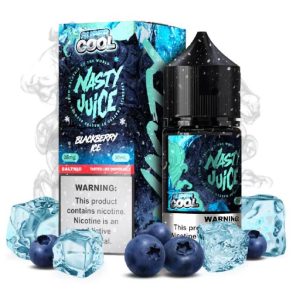 LÍQUIDO BLUEBERRY ICE NICSALT: descubra mirtilo refrescante, vapor suave e sensação gelada para elevar seu pod com sabor marcante.