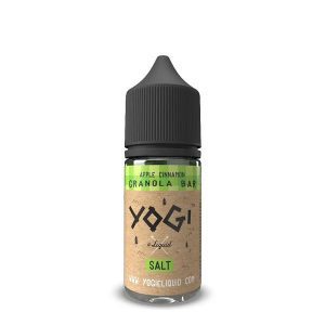 Conheça o LÍQUIDO APPLE CINNAMON NICSALT, da Yogi: maçã, canela e granola em combinação marcante para seu pod. Compre online!