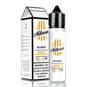LÍQUIDO MANGO CREAMSICLE DELIGHTS entrega manga madura, creme gelado e frescor marcante para uma experiência suave. Compre online e surpreenda-se.