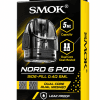 SMOK NORD 6 POD: malha dupla, núcleo duplo, reposição prática, vapor consistente, sabor intenso para seu dispositivo. Compre online.