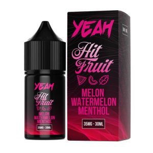 Compre LÍQUIDO NICSALT MELON WATERMELON com sabor refrescante de melancia e mentol. Aproveite a oferta HIT FRUIT YEAH para seu pod.