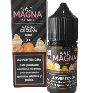 Experimente o LÍQUIDO NICSALT MANGO ICE: manga cremosa, frescor equilibrado, sabor marcante. Garanta seu exemplar; eleve cada tragada.