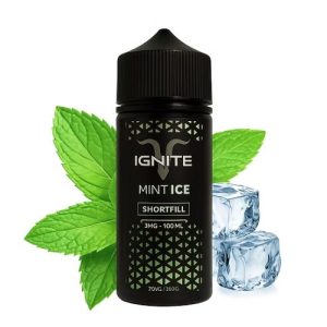 LÍQUIDO MINT ICE FREEBASE da Ignite com sabor intenso de menta gelada, vaporização equilibrada e frescor prolongado. Compre online.