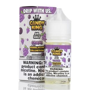 Conheça LÍQUIDO BUBBLE GUM GRAPE: chiclete de uva marcante, vapor consistente, formato prático, compra segura e envio rápido para seu pod.
