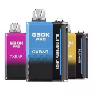 POD DESCARTÁVEL 5% OXBAR G30K Pro com até 30.000 puffs, design moderno e uso prático. Confira sabores, detalhes e disponibilidade.