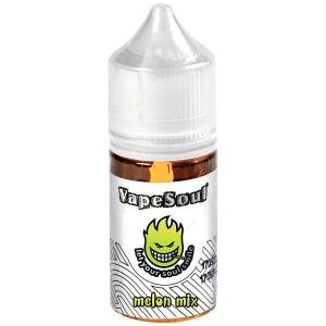 LÍQUIDO MELON MIX NICSALT- revela sabor de melão, praticidade para seu pod, detalhes claros, aroma ideal e compra online segura.