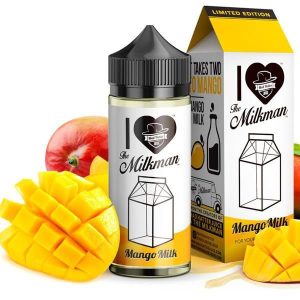LÍQUIDO MANGO MILK MAD: sabor tropical, cremoso, marcante, inspirado na linha The Milkman. Compre online, descubra qualidade diferenciada.