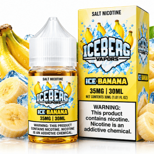 LÍQUIDO SALT ICE BANANA - ICEBERG VAPORS