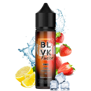 LÍQUIDO FREEBASE CITRUS STRAWBERRY ICE - BLVK FUSION