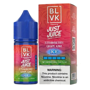 LÍQUIDO STRAWBERRY GRAPE KIWI ICE - NICSALT - BLVK/JUST JUICE